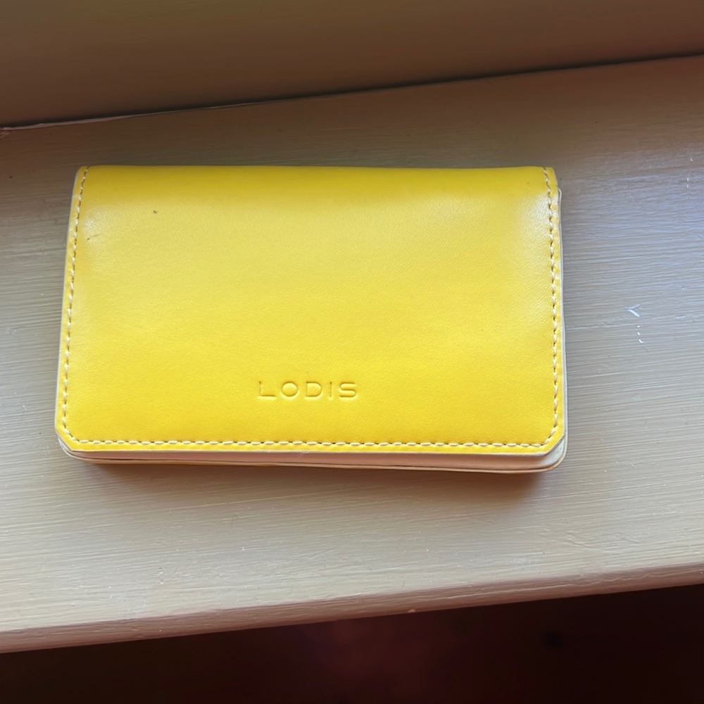 Lodis leather card holder